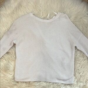 Hollister Cream Knit Sweater